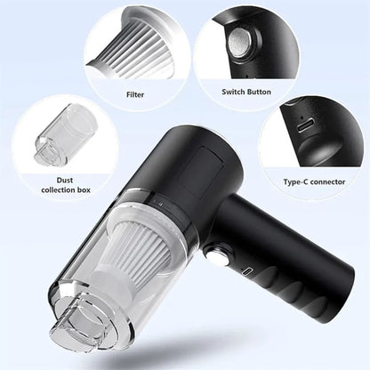 3-in-1 Wireless Vacuum Cleaner – Powerful Portable Cleaning Solution
