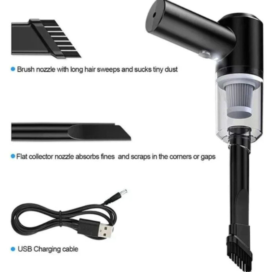 3-in-1 Wireless Vacuum Cleaner – Powerful Portable Cleaning Solution