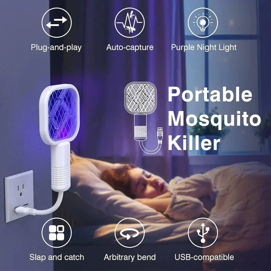 Mini USB Electric Mosquito Racket, Rechargeable