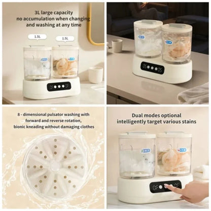 Twin Tub Mini Washing Machine